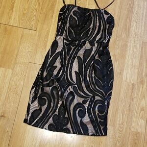 NWT LF SEEK the Label lace cocktail dress S